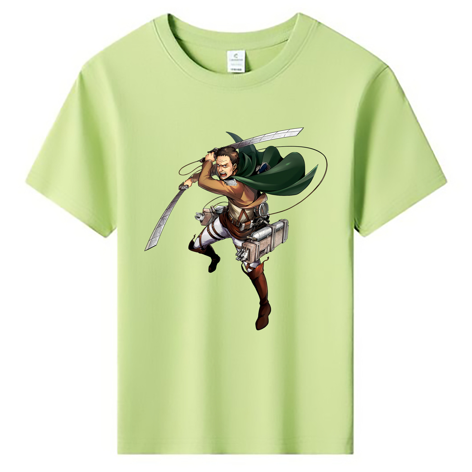 （画像用） 進撃の巨人 Attack on Titan 綿100％キッズTシャツ（フロントプリント）